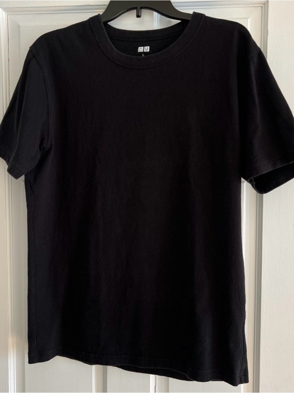 UNIQLO U Black Crew Neck T-Shirt / size: L mens